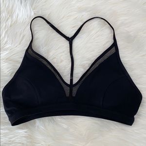 Lululemon sports bra size 10 with black mesh